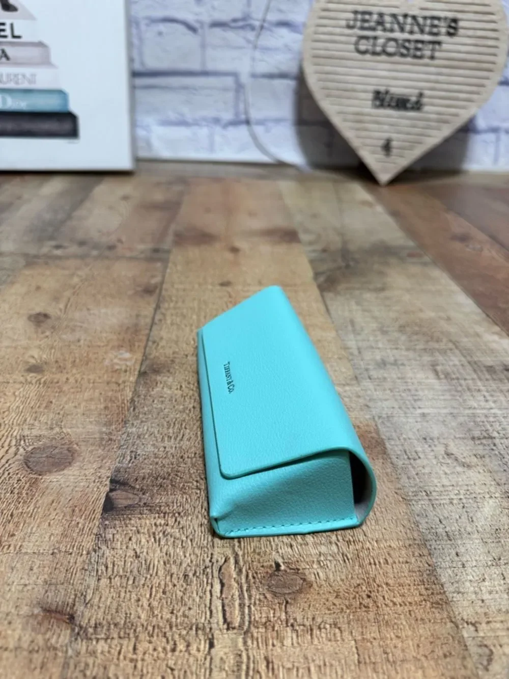 Authentic Tiffany & Co. Sunglass Case Softcase Triangular Glasses Case